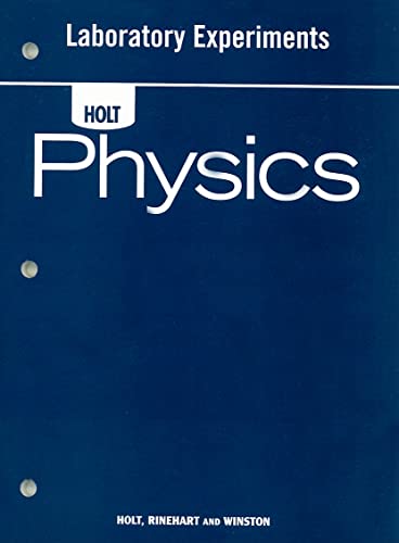 Stock image for Holt Physics: Laboratory Experiments Student Edition for sale by Allied Book Company Inc.