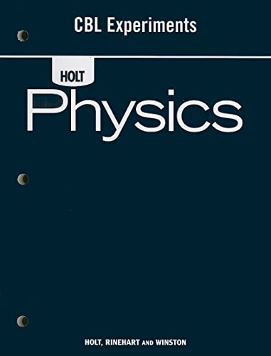 Stock image for Cbl Experiments (Holt Physics) ; 9780030368318 ; 0030368316 for sale by APlus Textbooks