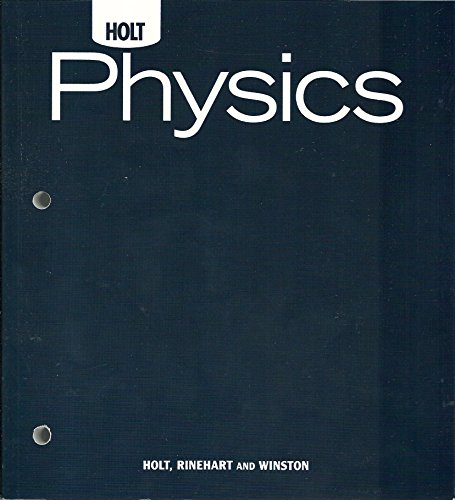 9780030368363: SECTION QUIZZES W/ANSKY PHYSIC