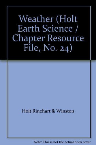 Stock image for Weather (Holt Earth Science / Chapter Resource File, No. 24) for sale by SecondSale