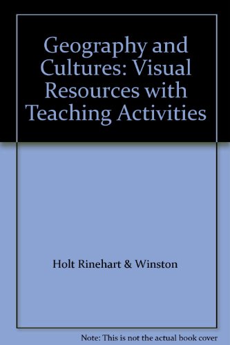 9780030374784: Geography and Cultures: Visual Resources with Teaching Activities