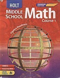 Beispielbild fr Holt Middle School Math Course 1 Tennessee Edition zum Verkauf von Better World Books