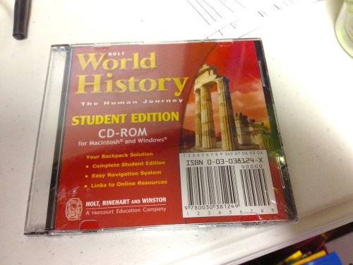 Stock image for Holt World History: The Human Journey: Student Edition on CD-ROM for sale by Iridium_Books