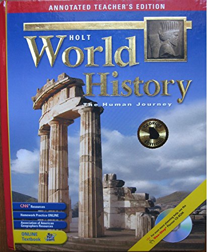 Imagen de archivo de Holt World History - The Human Journey. Annotated Techer's Edition. Georgia Edition ; 9780030381317 ; 0030381312 a la venta por APlus Textbooks