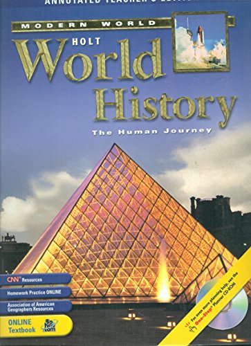 9780030381492: Title: Holt World History The Human Journey The Modern Wo