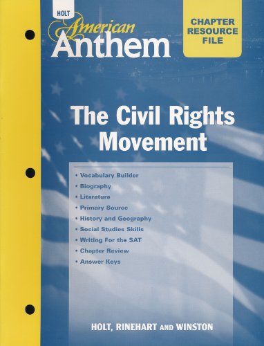 Beispielbild fr Crf W/ANS: Civil Rights Am Anthem 2007 zum Verkauf von Nationwide_Text