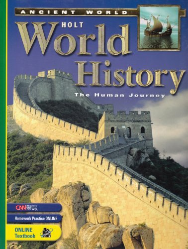 Stock image for Holt World History, The Human Journey: The Ancient World for sale by Ergodebooks