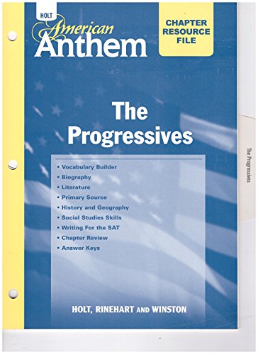 9780030384141: Crf W/ANS: Progressives Am Anthem 2007