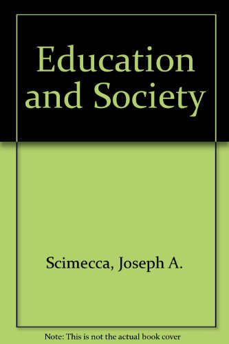 9780030384660: Education and society