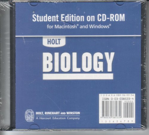 Stock image for Holt Biology: Student Edition on CD-ROM 2006 for sale by Iridium_Books