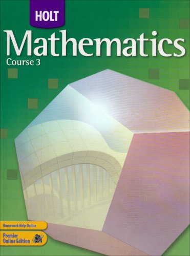 Beispielbild fr Mathematics Course 3 zum Verkauf von HPB-Red