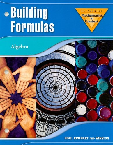 Imagen de archivo de Math in Context : Building Formulas a la venta por Better World Books