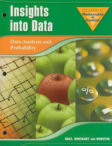 Stock image for Holt Math In Context: Insights Into Data Grade 8 ; 9780030385711 ; 0030385717 for sale by APlus Textbooks