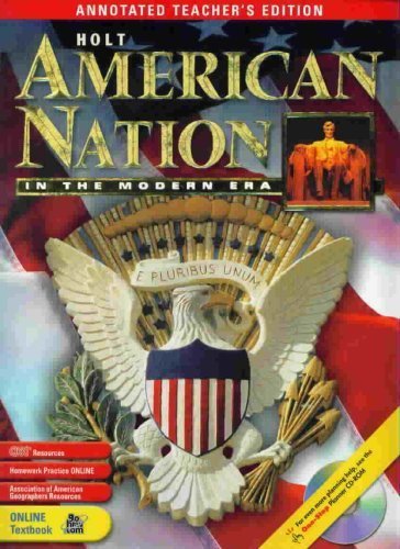 Beispielbild fr Holt American Nation, In the Modern Era: Annotated Teacher*s Edition zum Verkauf von dsmbooks