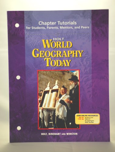 Stock image for Holt World Geography Today Chapter Tutorials for Students, Parents, Mentors. for sale by Nationwide_Text