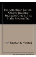 Stock image for Holt American Nation: In the Modern Era: Guided Reading Strategies for sale by Iridium_Books