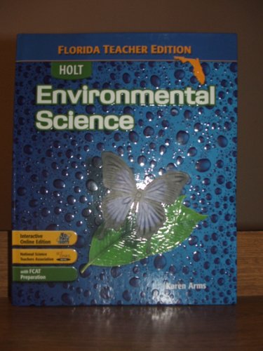 Imagen de archivo de Holt Environmental Science (Florida Teacher Edition) a la venta por HPB-Red