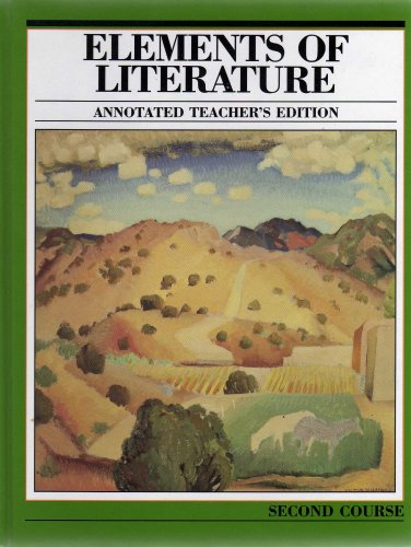 Stock image for Holt Elements of Literature Second Course Annotated Teacher's Edition for sale by Cronus Books