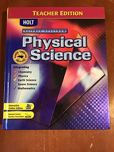 NC Te Sci Spec 2004 Phys (9780030393488) by Holt McDougal