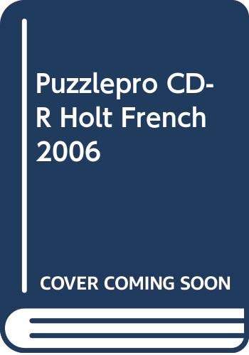 9780030393983: PUZZLEPRO CD-R HOLT FRENCH 200