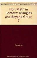 Beispielbild fr Triangles and Beyond Grade 7: Holt Math in Context zum Verkauf von Better World Books