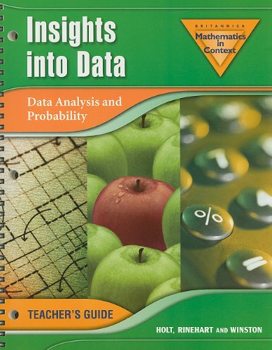 Beispielbild fr Insights Into Data: Data Analysis and Probability (Britannica Mathematics in Context) zum Verkauf von Allied Book Company Inc.