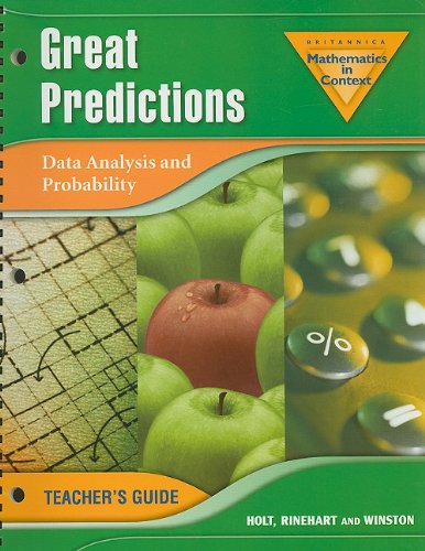 Stock image for Great Predictions: Data Analysis and Probability (Britannica Mathematics in Context) for sale by Better World Books
