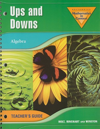 Beispielbild fr Ups and Downs: Algebra (Britannica Mathematics in Context) zum Verkauf von Better World Books