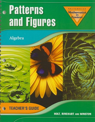 Stock image for Patterns and Figures: Algebra (Britannica Mathematics in Context) for sale by Better World Books