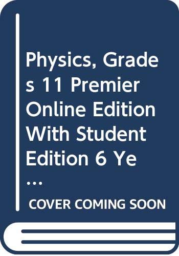 Holt Physics: Premier Online Student Edition on CD 6-Year 2006 (9780030400971) by HOLT, RINEHART AND WINSTON