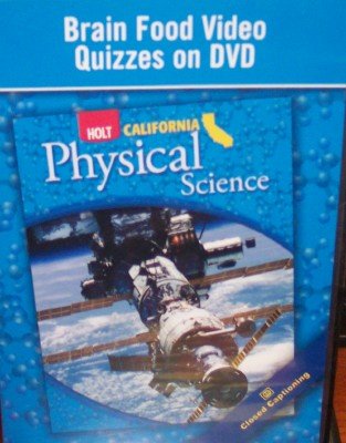 Stock image for Holt Science & Technology California: Brain Food Quiz DVD Grade 8 Physical Science for sale by Books From California