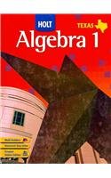 Beispielbild fr Holt Algebra 1 : Texas Edition zum Verkauf von Better World Books