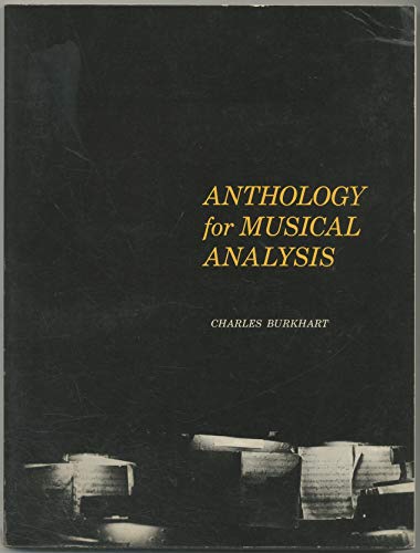 9780030418402: Anthology of Musical Analysis