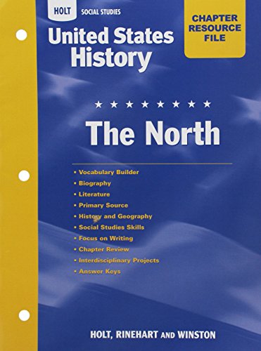 

Crf the North Hss: Us Hist 2006 (Holt United States History)