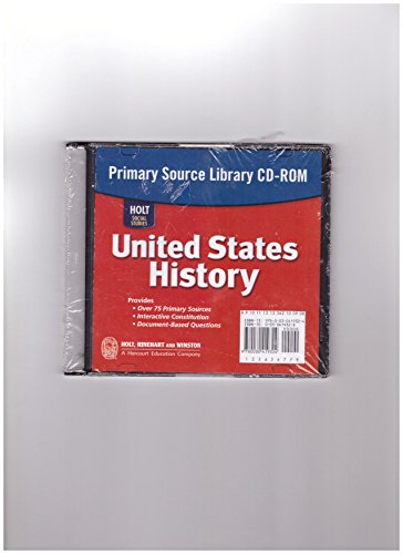 Stock image for Holt Social Studies United States History Primary Source Library CD-ROM for sale by Nationwide_Text