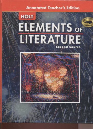 Elements of Literature, 2nd Course (9780030419676) by Holt, Rinehart, And Winston, Inc.