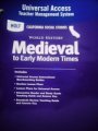 Stock image for Holt World History California: Universal Access Management Grades 6-8 Medieval And Early Modern Time ; 9780030421532 ; 0030421535 for sale by APlus Textbooks