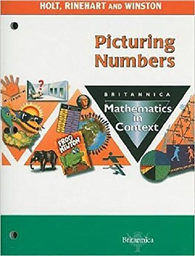 9780030424021: Holt Math in Context: Picturing Numbers Grade 6 (Math in Context 2006)