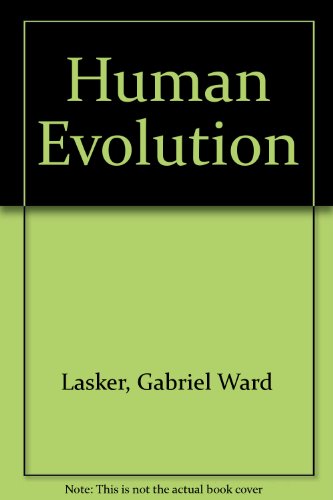 Stock image for Human Evolution for sale by Basement Seller 101