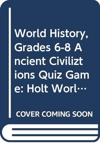 Stock image for World History: Ancient Civiliztions (Holt Social Studies) for sale by Iridium_Books