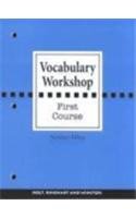 Beispielbild fr Vocabulary Workshop: First Course zum Verkauf von Jenson Books Inc