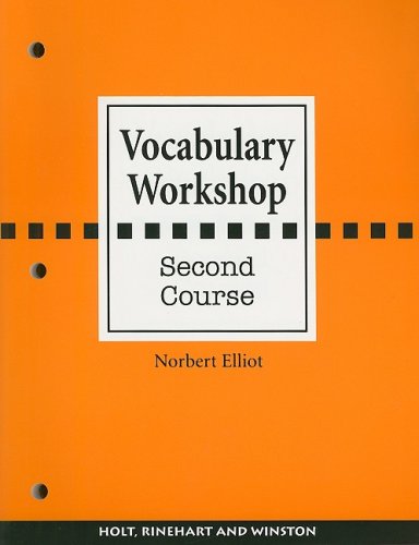 Beispielbild fr Vocabulary Workshop: Second Course zum Verkauf von Georgia Book Company