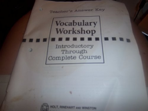 9780030430244: Key Vocabulary Workshop: Introductory Through Complete Course