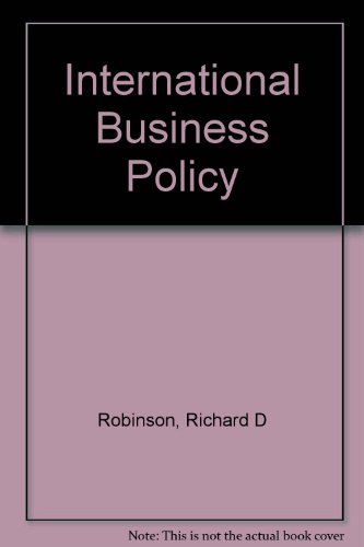 9780030434808: International Business Policy
