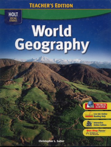 Stock image for World Geography Teacher's Edition (HOLT SOCIAL STUDIES) for sale by GoldBooks