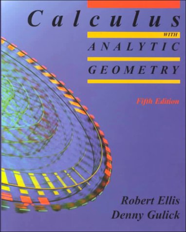 Beispielbild fr Calculus With Analytic Geometry zum Verkauf von ZBK Books