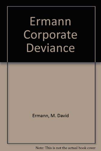Corporate Deviance (9780030443862) by Ermann, M. David