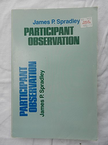 Imagen de archivo de Participant Observation a la venta por BooksRun