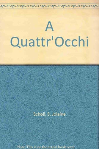 Imagen de archivo de A Quattr'occhi, 1980 a la venta por Better World Books