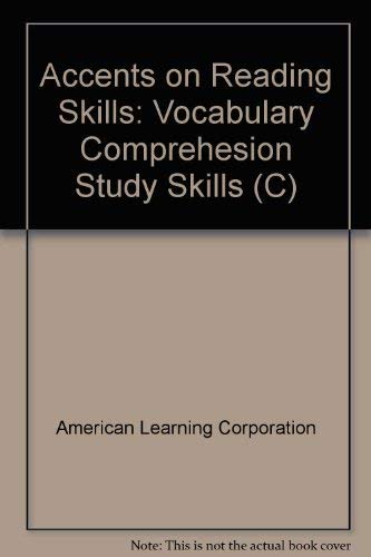 9780030448164: Accents on Reading Skills: Vocabulary Comprehesion Study Skills (C)